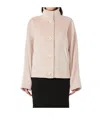 Max Mara Long-sleeved Coat In Pink