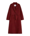 Max Mara Ludmilla Belted Cashmere Coat In Red