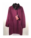 Max Mara Long-sleeved Coat In Red