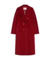 Max Mara Long-sleeved Coat In Red