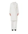 Max Mara Long-sleeved Coat In White