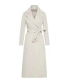 Max Mara Long-sleeved Coat In White