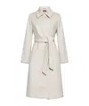 Max Mara Long-sleeved Coat In White