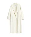 Max Mara White Alpaca Fragore Orsetto Biver Coat In White
