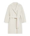 Max Mara Long-sleeved Coat In White