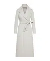 Max Mara Long-sleeved Coat In White