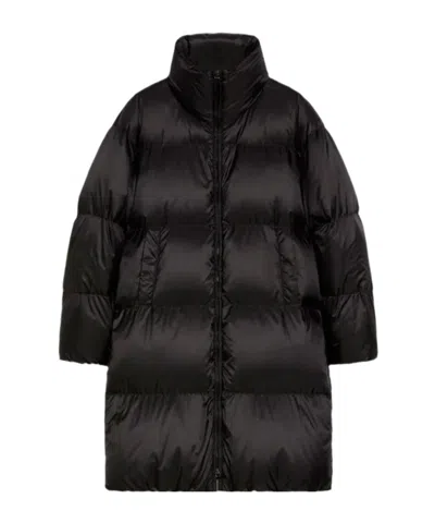 Max Mara Long-sleeved Cotton Clothes In Black