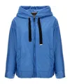 Max Mara Long-sleeved Cotton Clothes In Blue