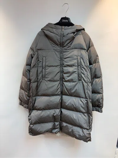 Max Mara Long-sleeved Cotton Clothes In Gray