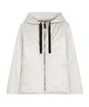 Max Mara Short Hooded Parka In White
