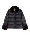 Max Mara Long-sleeved Cotton Jacket In Black