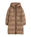 Max Mara Long-sleeved Cotton Jacket In Brown