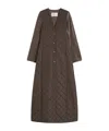 Max Mara Long-sleeved Cotton Jacket In Multi