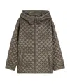Max Mara Long-sleeved Double-sided Jacket In Gray