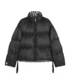 Max Mara Long-sleeved Down Jacket In Black