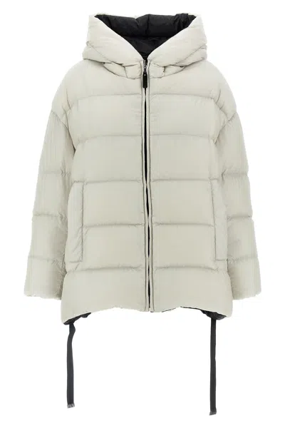 Max Mara Long-sleeved Down Jacket In White