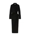 Max Mara Long-sleeved Dress In Black