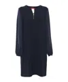 Max Mara Asti Black Dress In Black