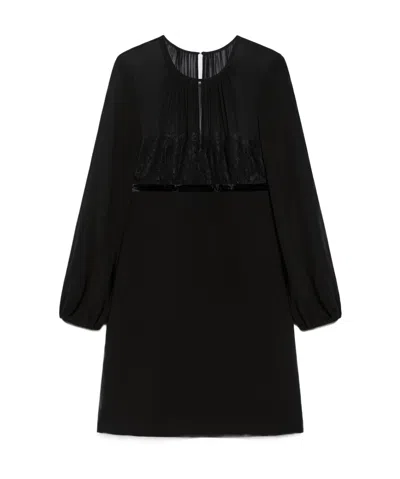Max Mara Long-sleeved Dress In White
