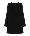 Max Mara Long-sleeved Dress In Black