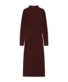 Max Mara Wool And Cashmere Slim-fit Dress In Brown