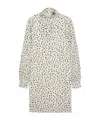 Max Mara Long-sleeved Dress In Ivory