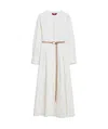 Max Mara Long-sleeved Dress In White