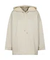 Max Mara Long-sleeved Hooded Hoodie In Nude
