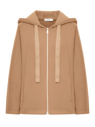 MAX MARA MAX MARA OMELIA ZIPPED HOODIE