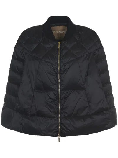Max Mara Long-sleeved Jacket In Black