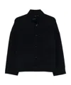 Max Mara Renna Button Jacket In Black