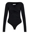 Max Mara Long-sleeved Jumpsuit In Black