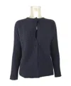 Max Mara Long-sleeved Knitted Cardigan In Black