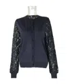 Max Mara Long-sleeved Knitted Cardigan In Black
