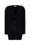 Max Mara Black Wool Blend Calotta Cardigan In Black