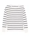 Max Mara White Striped T-shirt In White