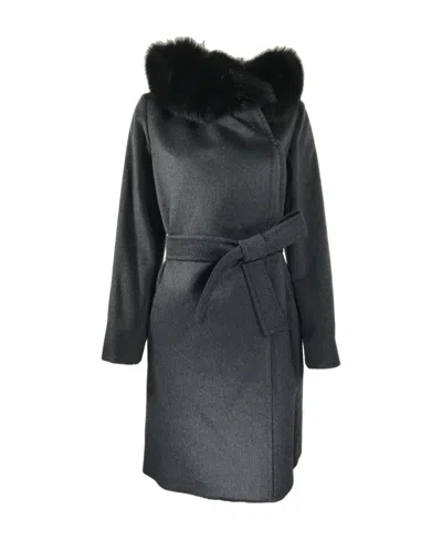 MAX MARA LONG-SLEEVED LACE-UP COAT