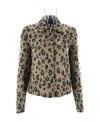 Max Mara Long-sleeved Lapel Casual Jacket In Multicolor