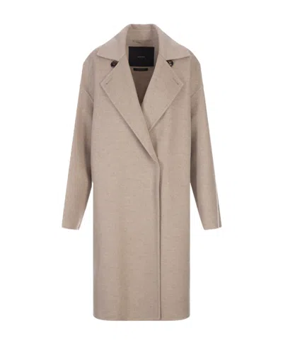 MAX MARA LONG-SLEEVED LAPEL COAT