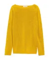 Max Mara Long-sleeved Round-neck Sweater In Green