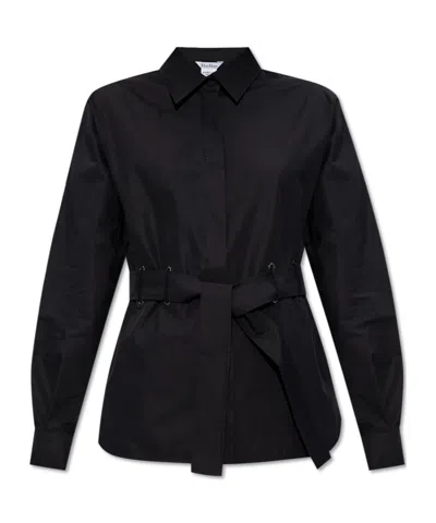 Max Mara Long-sleeved Shirt In Black