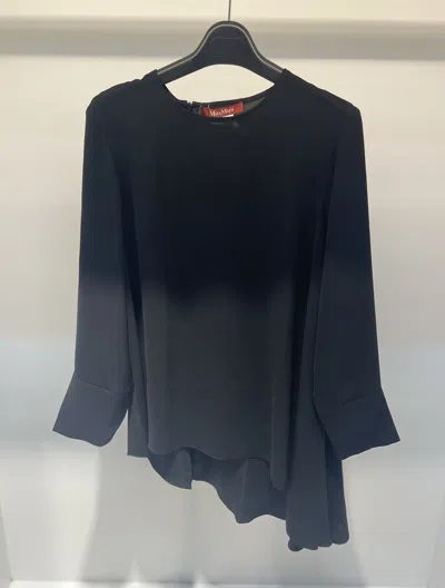 Max Mara Long-sleeved Shirt In Black