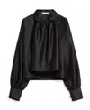 Max Mara Long-sleeved Shirt In Black