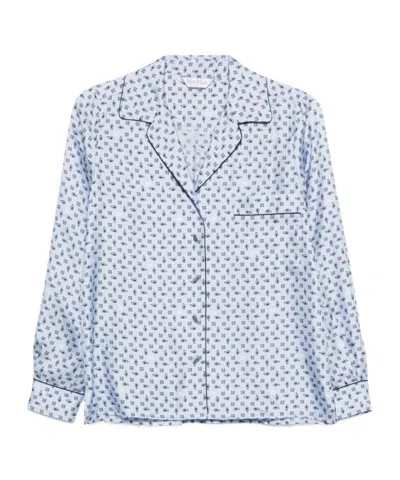 Max Mara Paisley-print Shirt In Blue