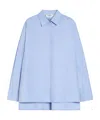 Max Mara Long-sleeved Shirt In Blue