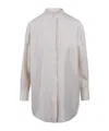 Max Mara Long-sleeved Shirt In Gray