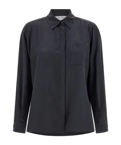 MAX MARA MAX MARA SIAMESE BUTTON-UP LONG-SLEEVED SHIRT