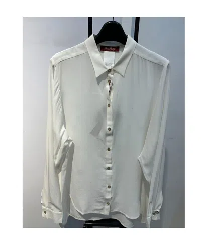 Max Mara Long-sleeved Shirt In Gray
