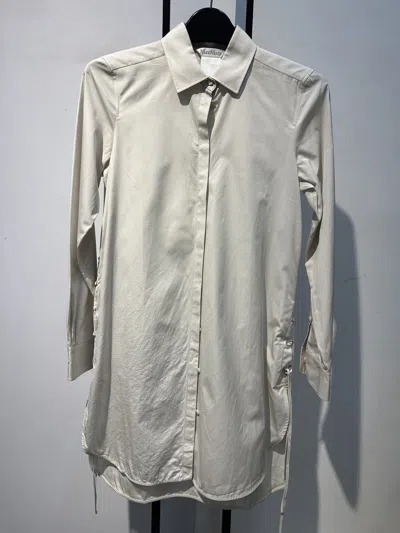 Max Mara Long-sleeved Shirt In Gray