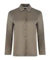 Max Mara Long-sleeved Shirt In Gray